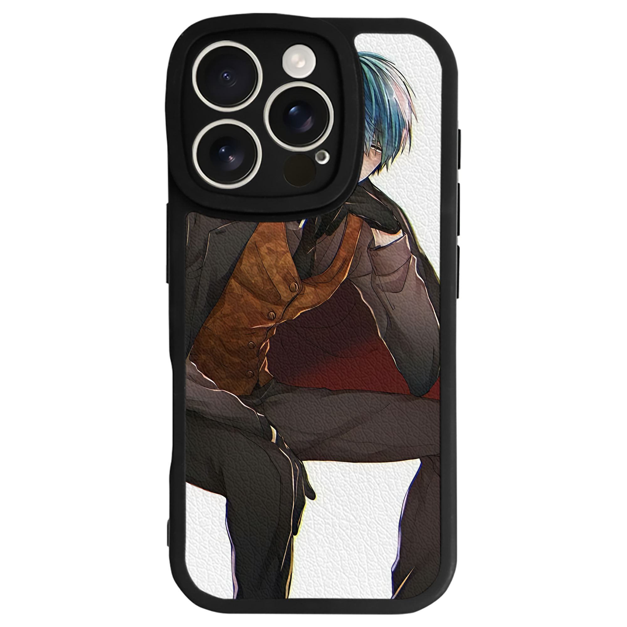 （画像用） 刀剣乱舞 Touken Ranbu 【iPhone 16シリーズ対応】シリコンスマホケース（レザー調） 材質：シリコン